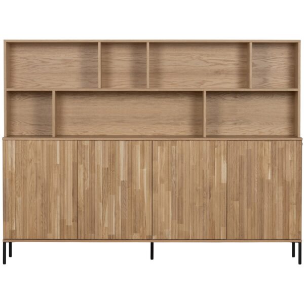 NEW GRAVURE WALL CABINET OAK NATUREL / ESPRESSO