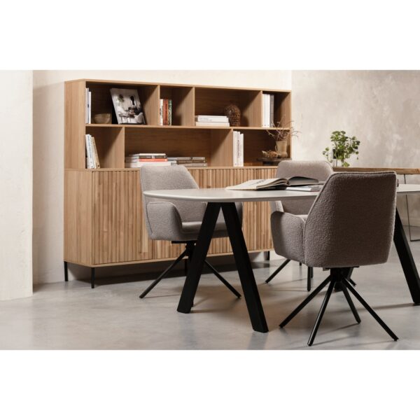 NEW GRAVURE WALL CABINET OAK NATUREL / ESPRESSO - Image 5