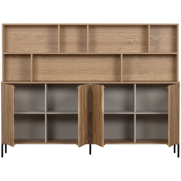 NEW GRAVURE WALL CABINET OAK NATUREL / ESPRESSO - Image 6
