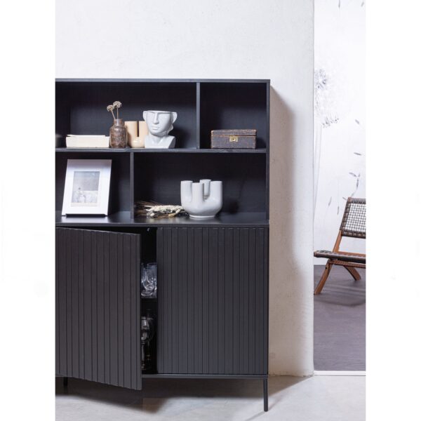 NEW GRAVURE WALL CABINET PINE DUST/BLACK - Image 14