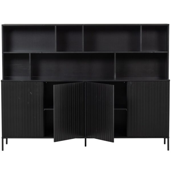 NEW GRAVURE WALL CABINET PINE DUST/BLACK - Image 15