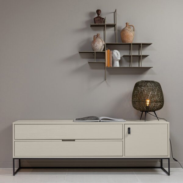 SILAS TV UNIT 180CM PINE DUST - Image 3