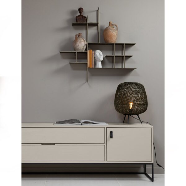 SILAS TV UNIT 180CM PINE DUST - Image 2