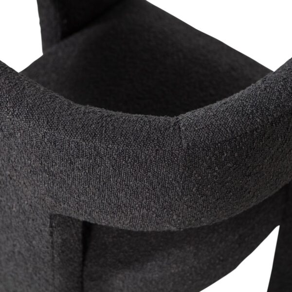 TIWA ARMCHAIR BOUCLÉ DARKGREY - Image 4