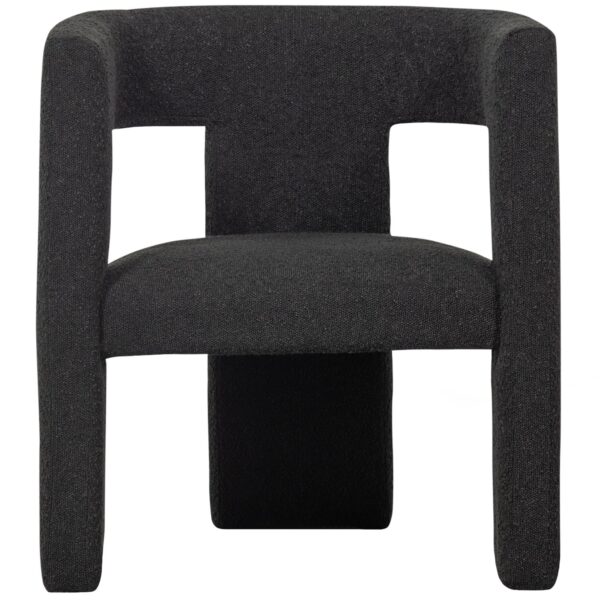 TIWA ARMCHAIR BOUCLÉ DARKGREY