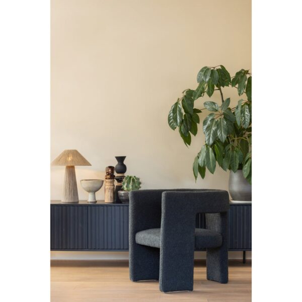 TIWA ARMCHAIR BOUCLÉ DARKGREY - Image 8