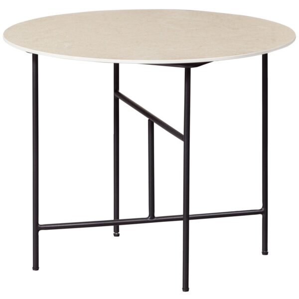 VIDA COFFEE TABLE WITH MARBLE LOOK TABLETOP NATURAL 48xØ60