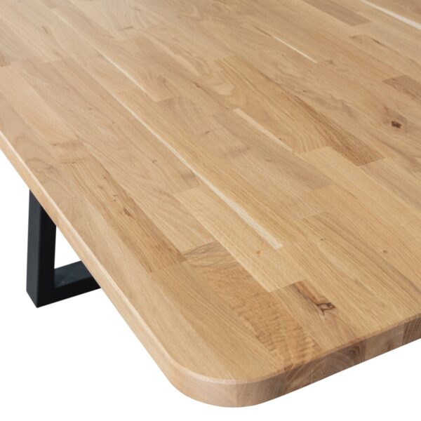 COMBI-TABLO: XL TABLE TOP OAK 240X100 & DRENTHE LEG - Image 2