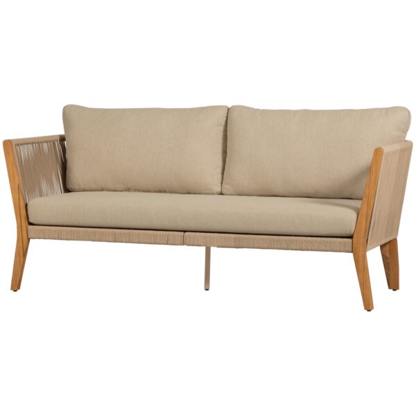 SAN REMO 3-SEATER GARDEN BENCH TEAK SAND
