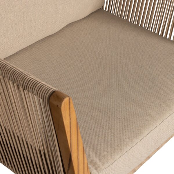 SAN REMO GARDEN ARMCHAIR TEAK SAND - Image 7