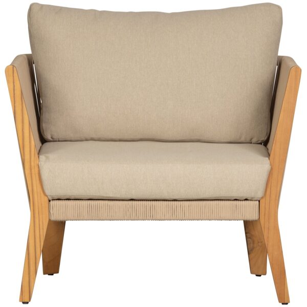 SAN REMO GARDEN ARMCHAIR TEAK SAND - Image 5