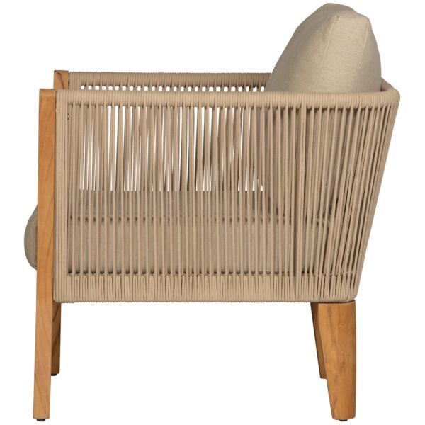 SAN REMO GARDEN ARMCHAIR TEAK SAND - Image 4