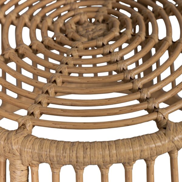 ALATNA GARDEN HOCKER WICKER NATURAL - Image 5