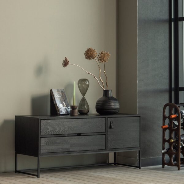 SILAS TV UNIT 120CM ASH BLACKNIGHT - Image 3