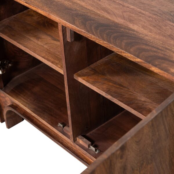 STAES SIDEBOARD 4-DOORS MANGO WOOD WALNUT - Image 3