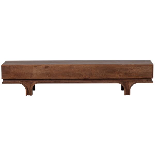 STAES TV-STAND 3 DRAWERS MANGO WOOD WALNUT - Image 7