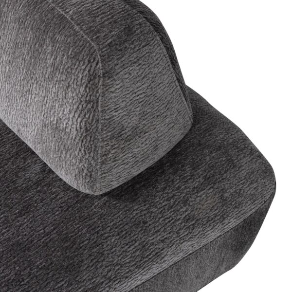 STERCK ARMCHAIR WITH MOVABLE BACKREST SAND/CHARCOAL - Image 2