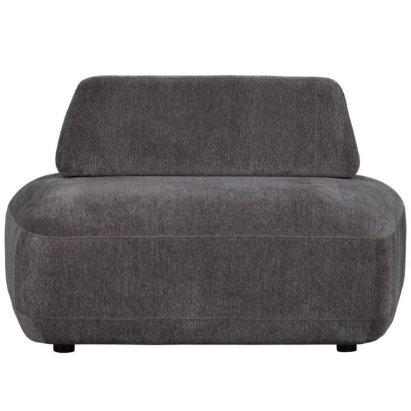 STERCK ARMCHAIR WITH MOVABLE BACKREST SAND/CHARCOAL - Image 4