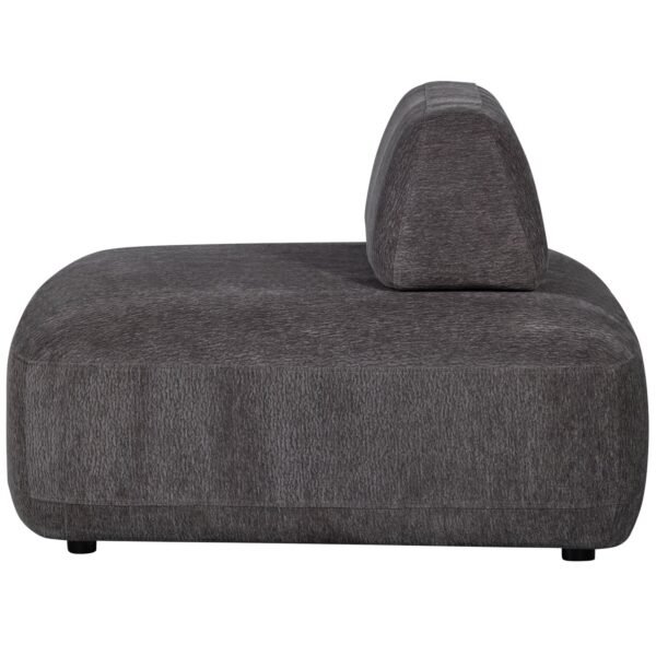 STERCK ARMCHAIR WITH MOVABLE BACKREST SAND/CHARCOAL - Image 5
