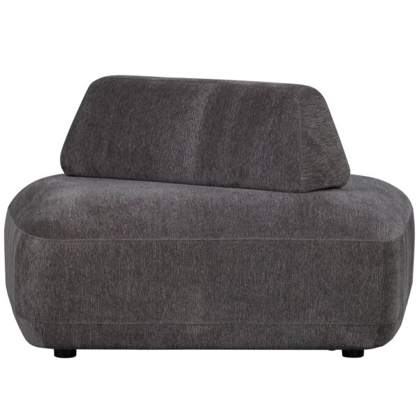 STERCK ARMCHAIR WITH MOVABLE BACKREST SAND/CHARCOAL - Image 6
