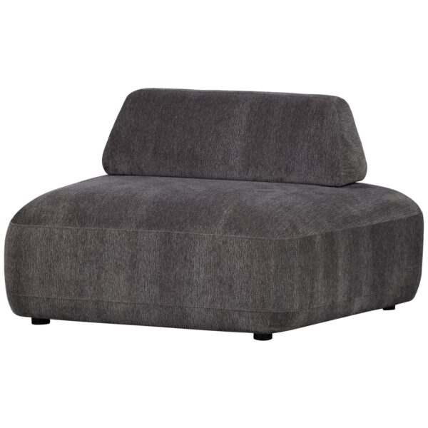 STERCK ARMCHAIR WITH MOVABLE BACKREST SAND/CHARCOAL - Image 7
