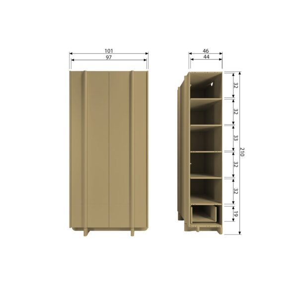 BASU STORAGE CABINET PINE MOSS - Image 5