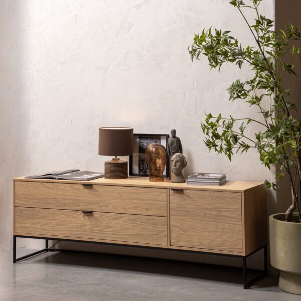 SILAS TV UNIT 180CM OAK DECOR - Image 3