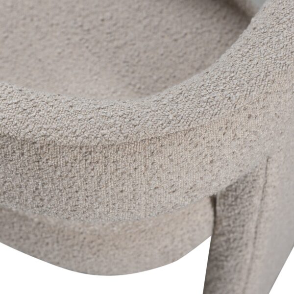 TIWA ARMCHAIR BOUCLÉ BEIGE - Image 6