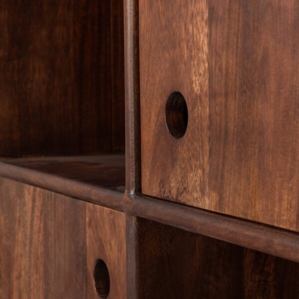 STAES STORAGE CABINET MANGO WOOD WALNUT - Image 7