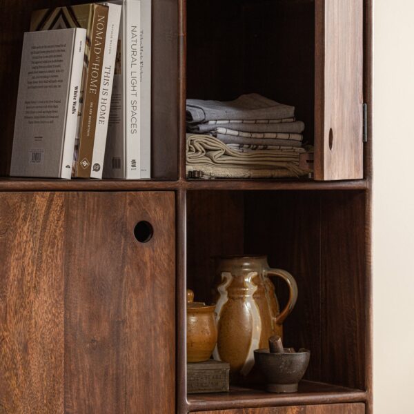 STAES STORAGE CABINET MANGO WOOD WALNUT - Image 2