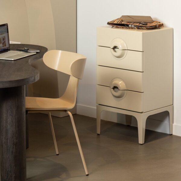 MERGE DRESSER 4 DRAWERS WOOD GREIGE - Image 3