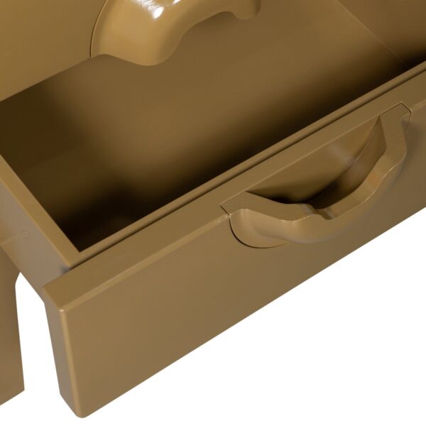 MERGE DRESSER/NIGHT STAND 2 DRAWERS WOOD HONEY YELLOW - Image 5