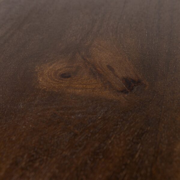 BRIDGE DINING TABLE CROSS LEG MANGO WOOD WALNUT 180x100CM - Image 5