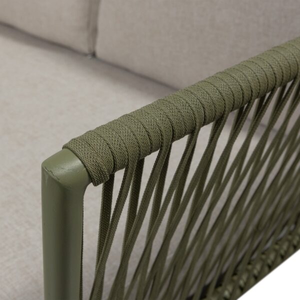 CLAUNK LOUNGE SET GARDEN METAL GREEN/SAND - Image 7
