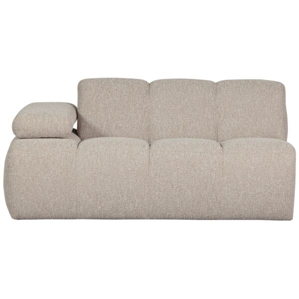 MOJO 1,5-SEATER WITH ARM LEFT BOUCLÉ BEIGE MELANGE - Image 7