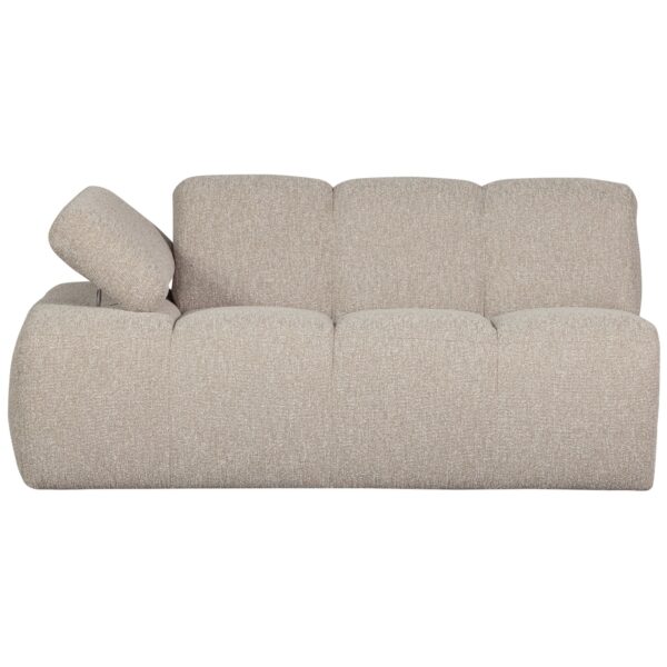 MOJO 1,5-SEATER WITH ARM LEFT BOUCLÉ BEIGE MELANGE - Image 6