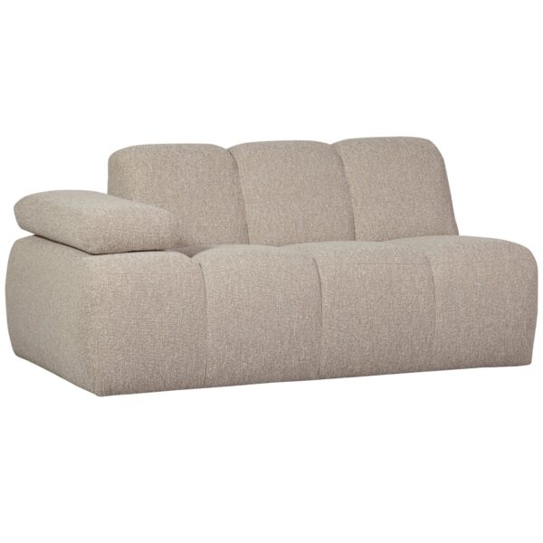 MOJO 1,5-SEATER WITH ARM LEFT BOUCLÉ BEIGE MELANGE