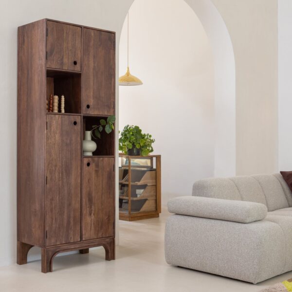 MOJO 1,5-SEATER WITH ARM LEFT BOUCLÉ BEIGE MELANGE - Image 4