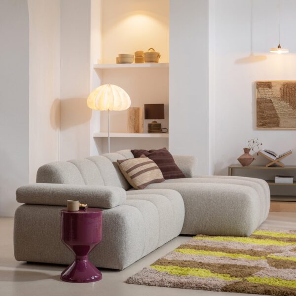 MOJO 1,5-SEATER WITH ARM LEFT BOUCLÉ BEIGE MELANGE - Image 3
