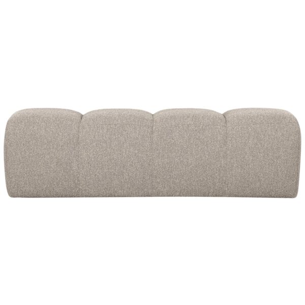 MOJO DINING BENCH 164CM BOUCLÉ BEIGE MELANGE - Image 2