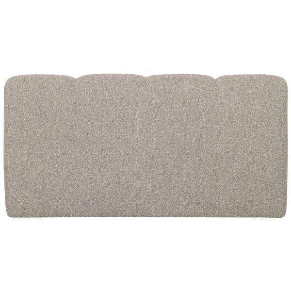 MOJO DINING BENCH 164CM WITH BACKREST BOUCLÉ BEIGE MELANGE - Image 2