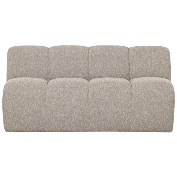 MOJO DINING BENCH 164CM WITH BACKREST BOUCLÉ BEIGE MELANGE - Image 3