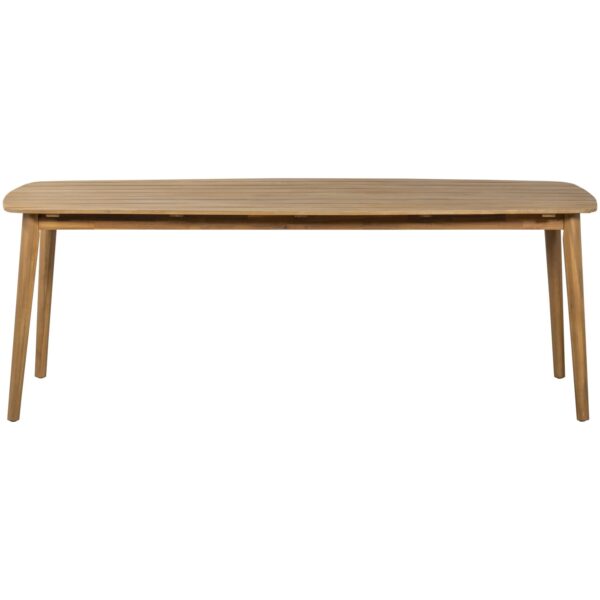 KRIS GARDEN TABLE ACACIA WOOD NATURAL 215x90CM - Image 4