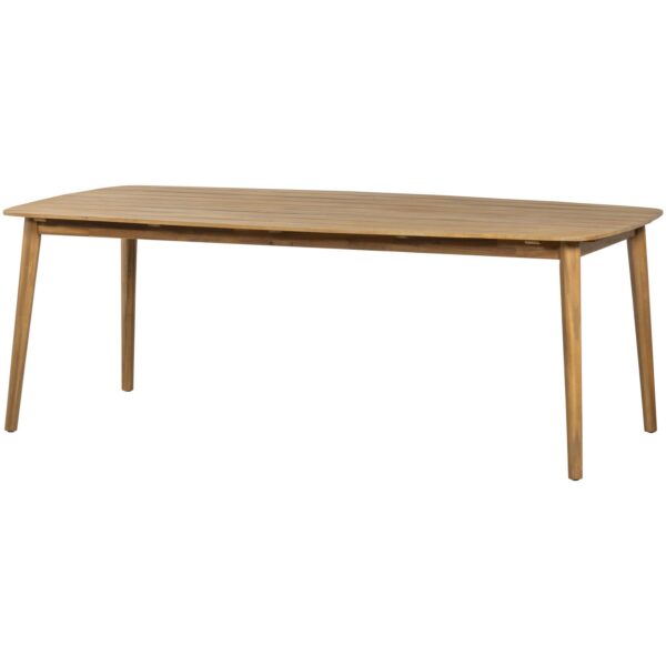 KRIS GARDEN TABLE ACACIA WOOD NATURAL 215x90CM - Image 5