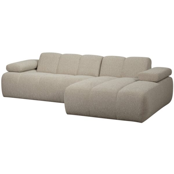 MOJO CHAISE LONGUE SOFA RIGHT BOUCLÉ BEIGE MELANGE - Image 9