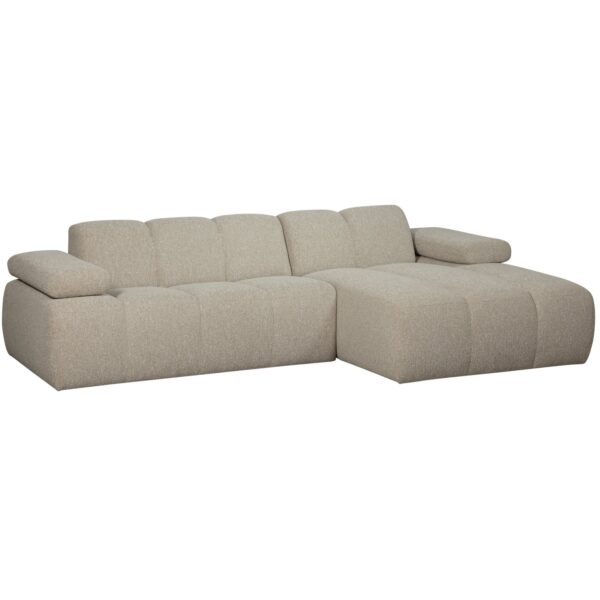 MOJO CHAISE LONGUE SOFA RIGHT BOUCLÉ BEIGE MELANGE - Image 13
