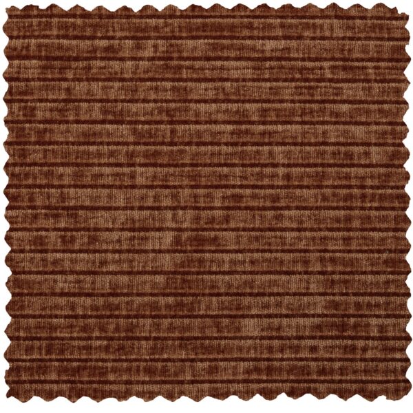 MOJO CORNER SOFA RIGHT WOVEN RIB FABRIC RUST BROWN - Image 8