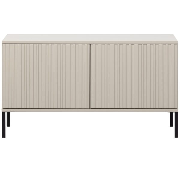 NEW GRAVURE TV UNIT 100 CM PINE DUST/BLACK - Image 2