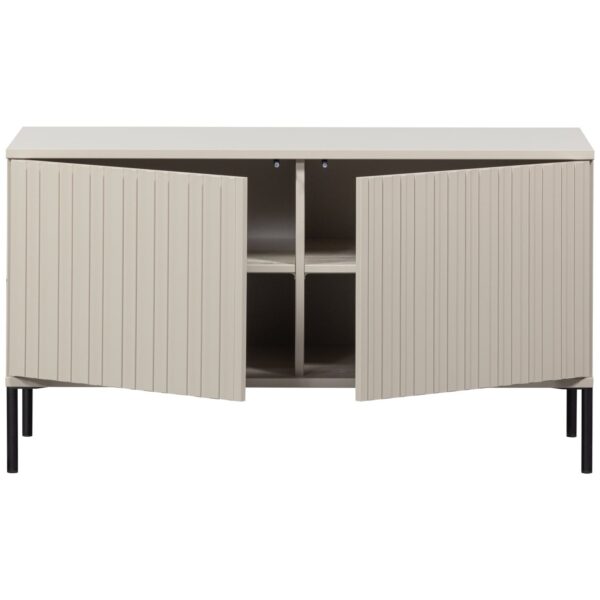 NEW GRAVURE TV UNIT 100 CM PINE DUST/BLACK - Image 12