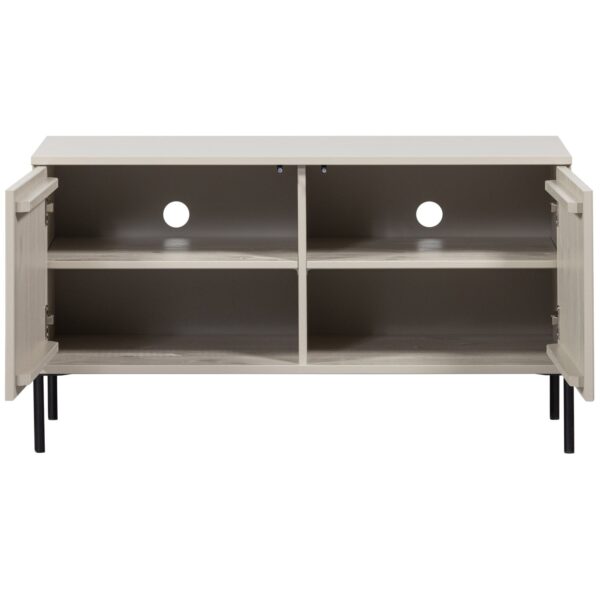 NEW GRAVURE TV UNIT 100 CM PINE DUST/BLACK - Image 11
